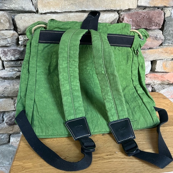 Kipling Backpack Bag Vintage Nylon Drawstring - Picture 6 of 6